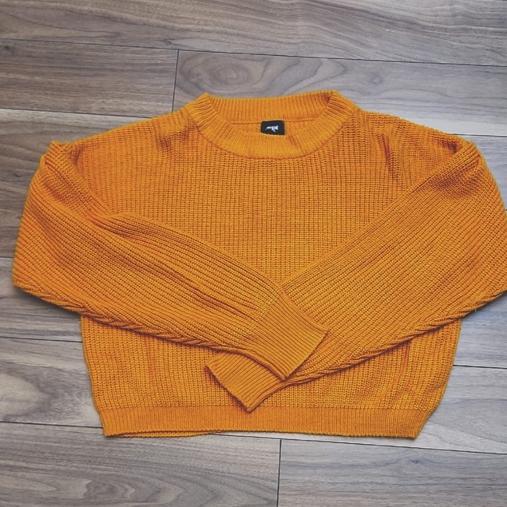 Orange Knit Sweater